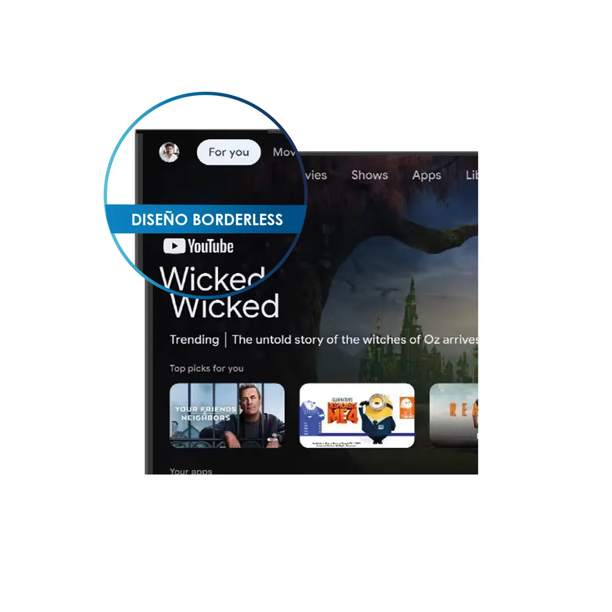 JLC ELECTRONICS - Televisor JLC Smart TV LED 65 Pulgadas 4K UHD Google TV Borderless - Ref. JLC-65A71SGO