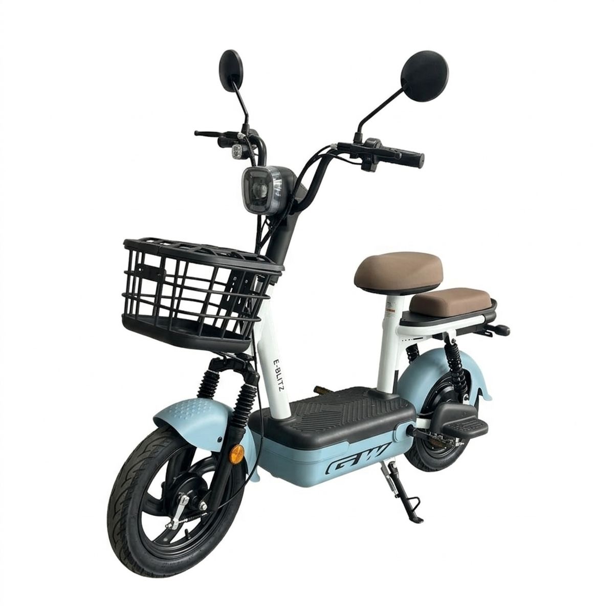 GW - Bicimoto Eléctrica GW E-Blitz - MOTOR 350W CELESTE