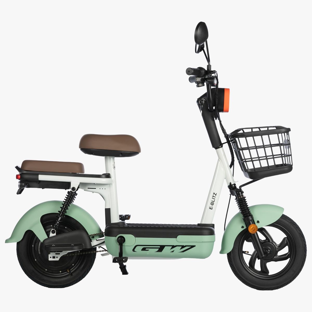 GW - Bicimoto Eléctrica GW E-Blitz - MOTOR 350W CELESTE