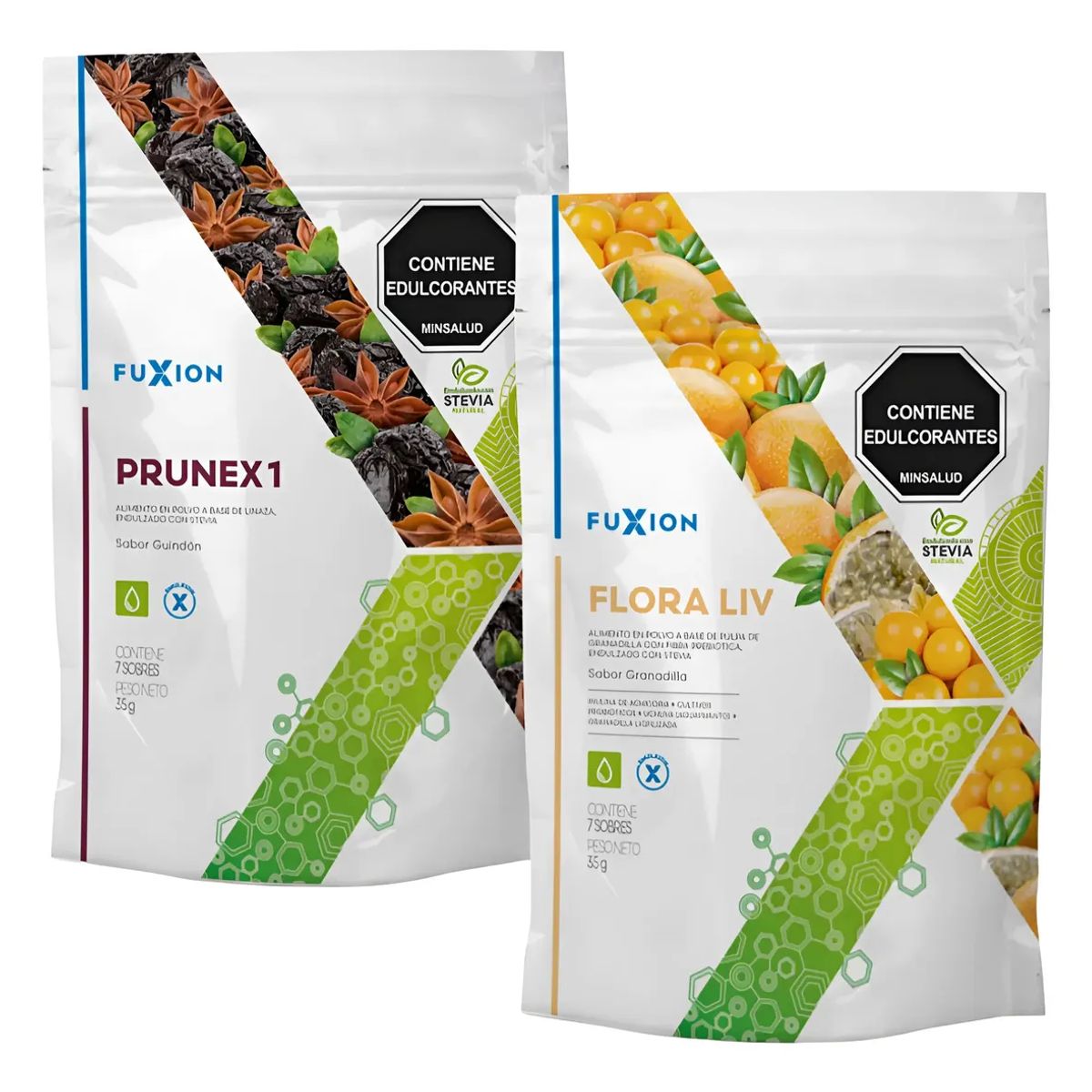 FUXION - Combo Detox Prunex + Flora Liv
