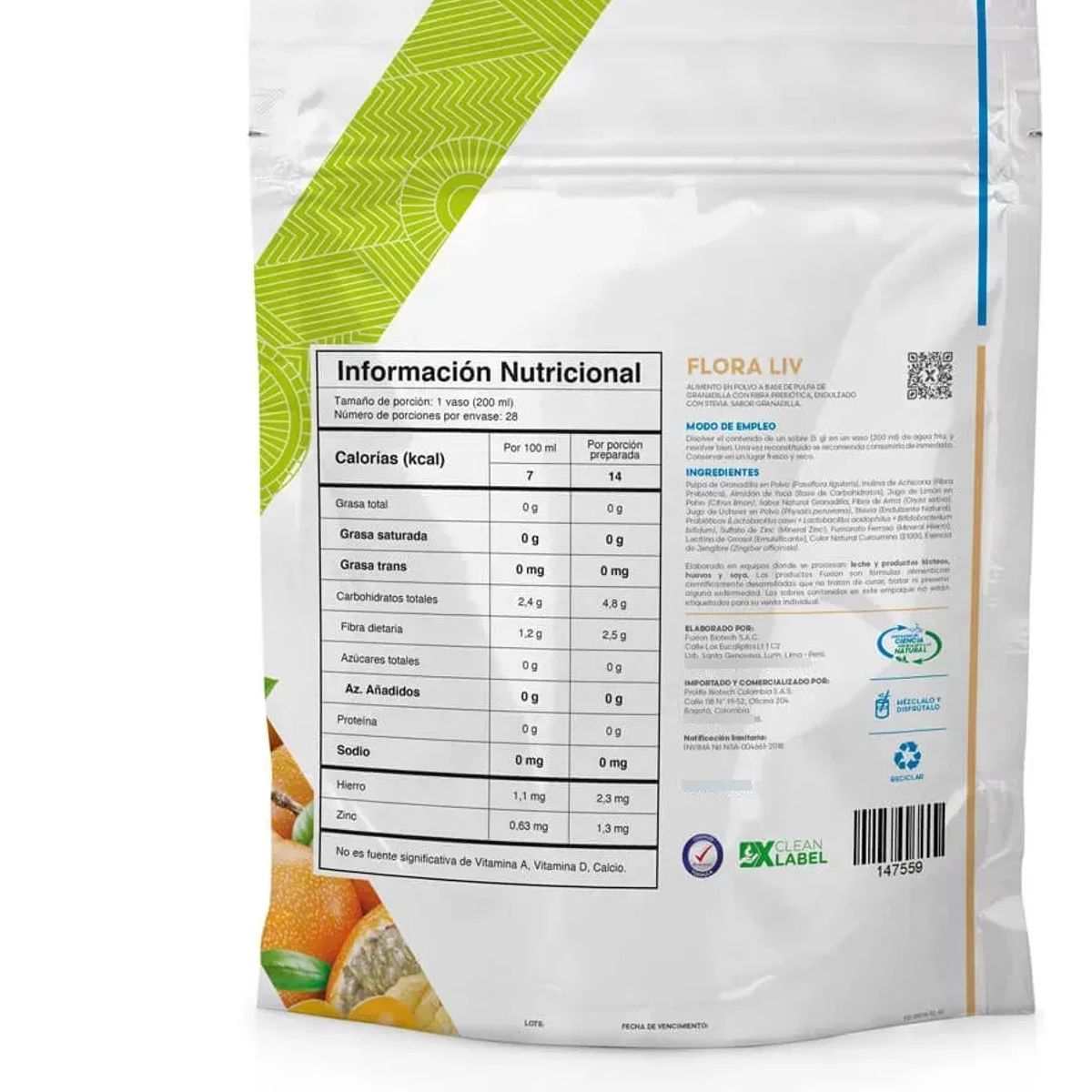 FUXION - Fuxion - Flora Liv X 28 Sachets