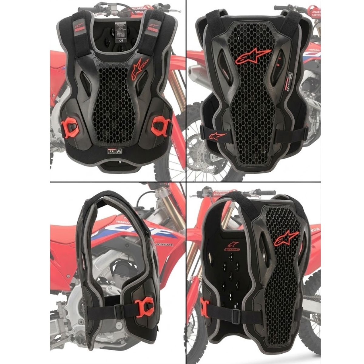 ALPINESTARS - Pechera alpinestars moto original proteccion transpirable