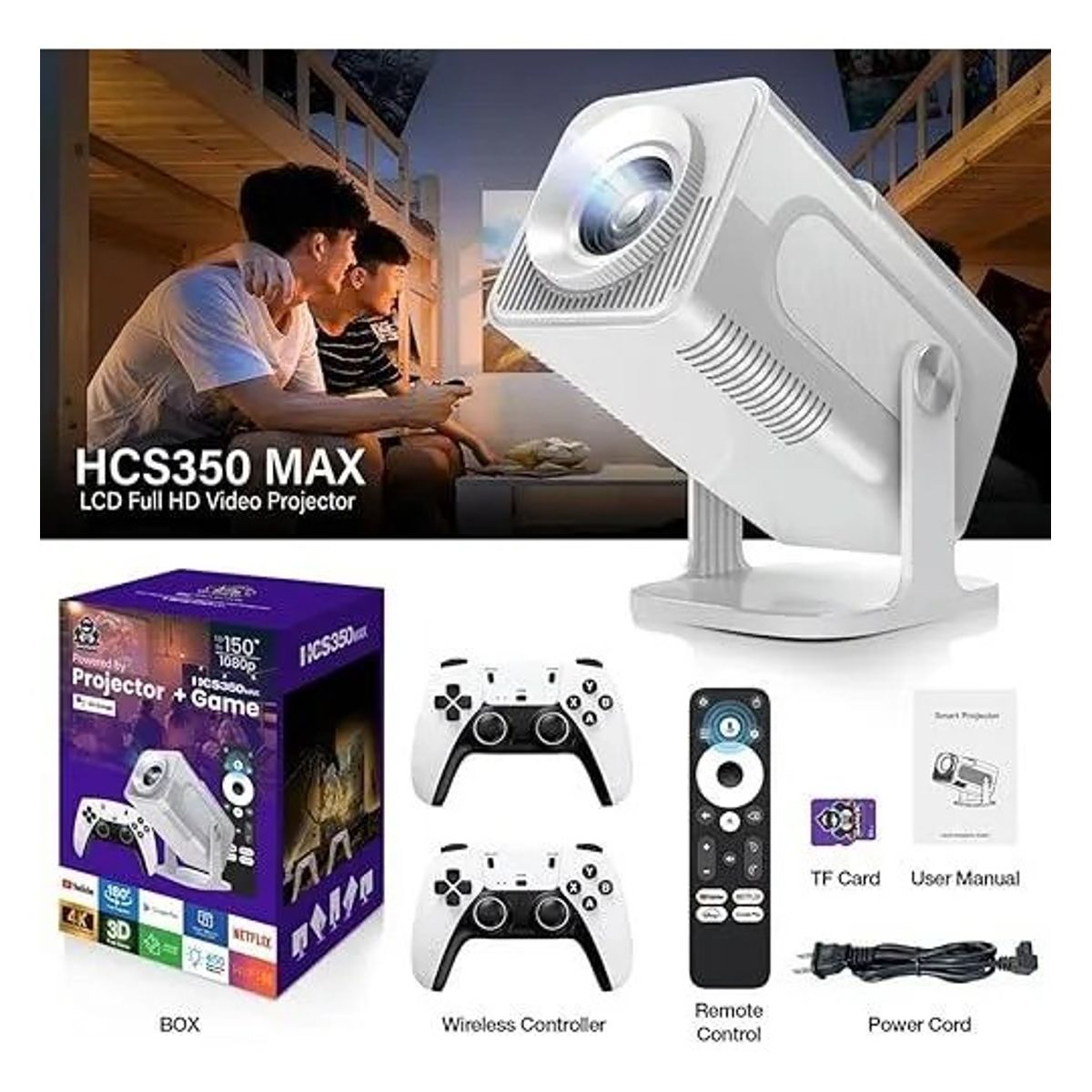 SHAD - Proyector + Game HCS350 Max – Cine  Y Videojuegos