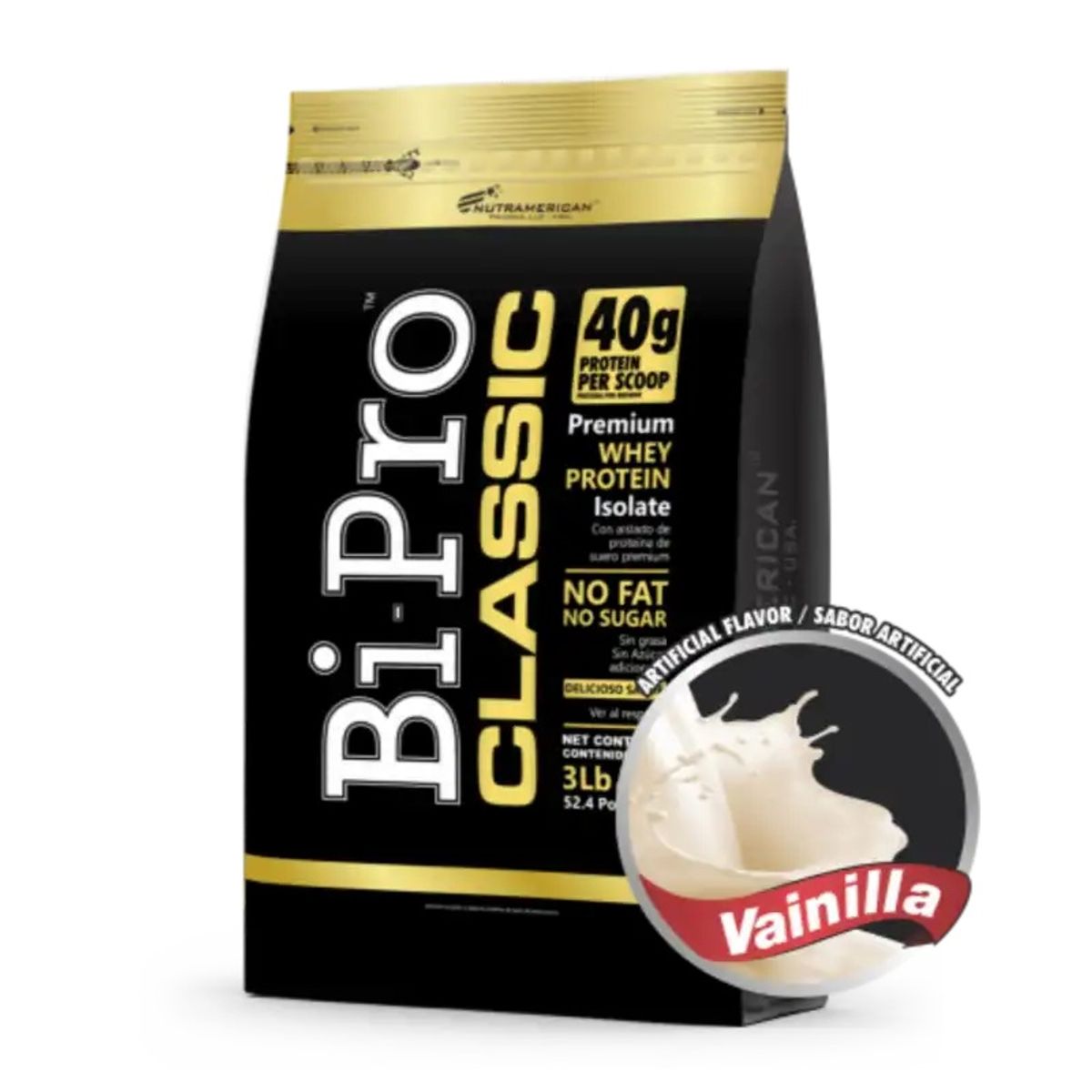UPN - Bi Pro Classic 3LB Proteína Aislada de Suero - Vainilla