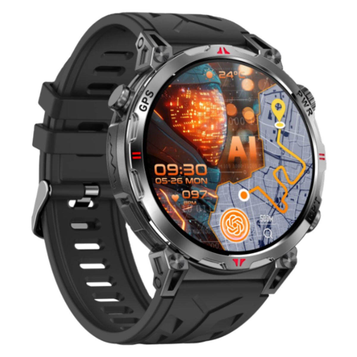 GENERICO - Reloj Inteligente KC93 GPS Llamadas Bluetooth Asistente Inteligente gpt