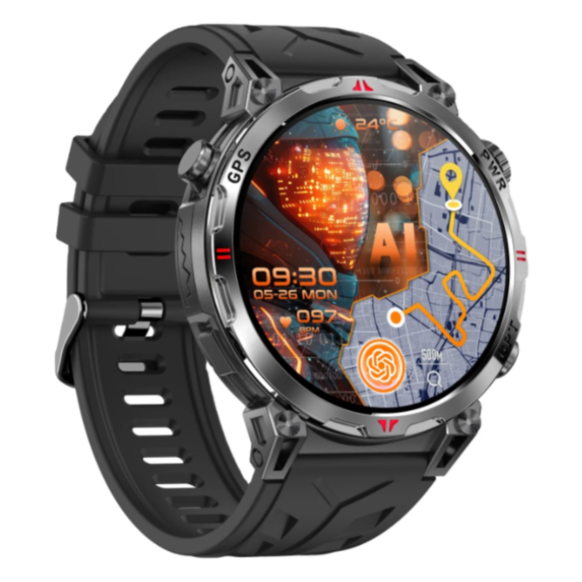 GENERICO - Reloj Inteligente KC93 GPS Llamadas Bluetooth Asistente Inteligente gpt