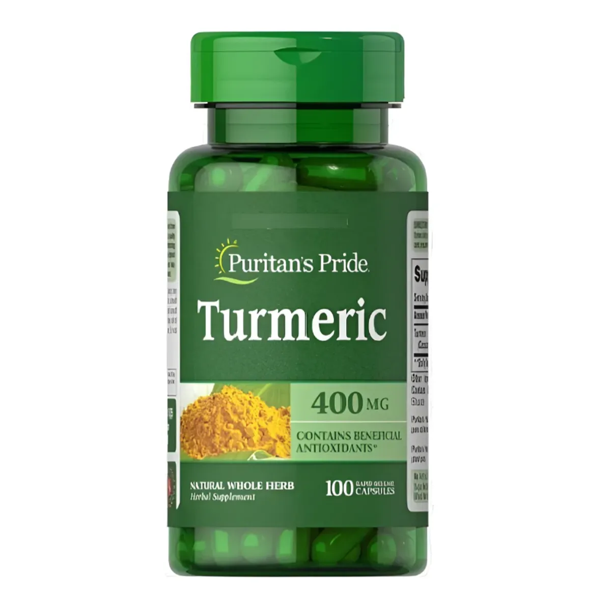 PURITANS PRIDE - SUPLEMENTO CON CURCUMA + VITAMINAS X 100 UNIDADES/ TURMERIC -PURITANS P.