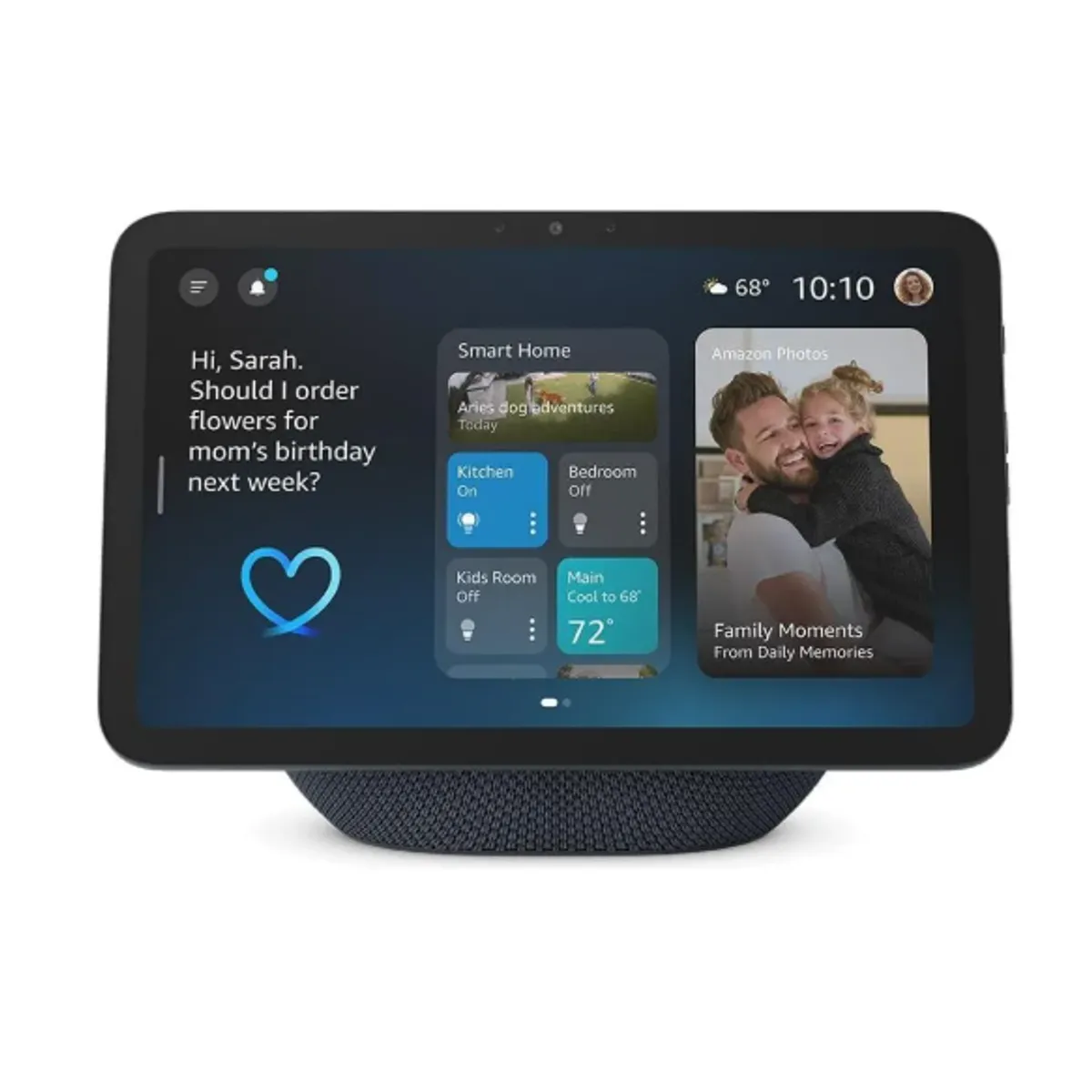 AMAZON - Amazon Echo Show 8 (4.ª Gen, 2025) con Alexa+, Pantalla HD 8.7", Audio Espacial y Hub de Casa Inteligente
