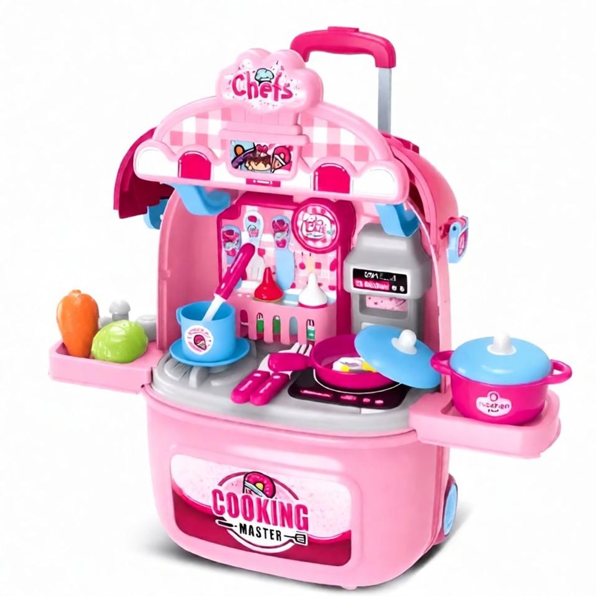 GENERICO - Juguete Cocina Plegable Maleta Chef Portatil Jugute Cocinera