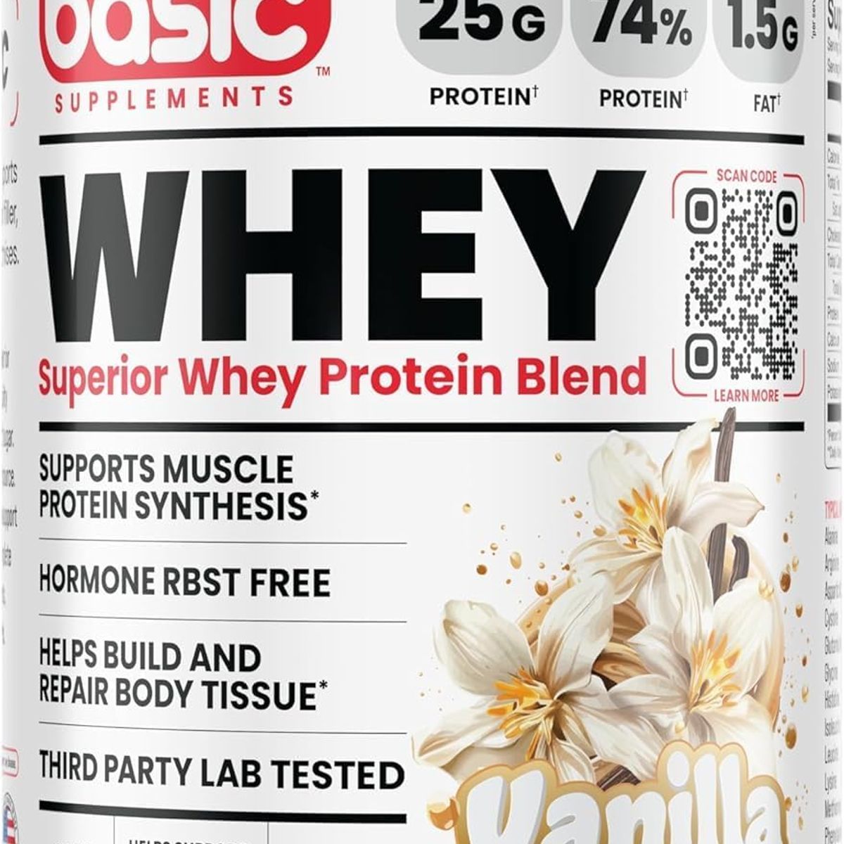 BASIC - Basic Whey Protein 2LB Proteína Suero 25g Proteína Alta Calidad