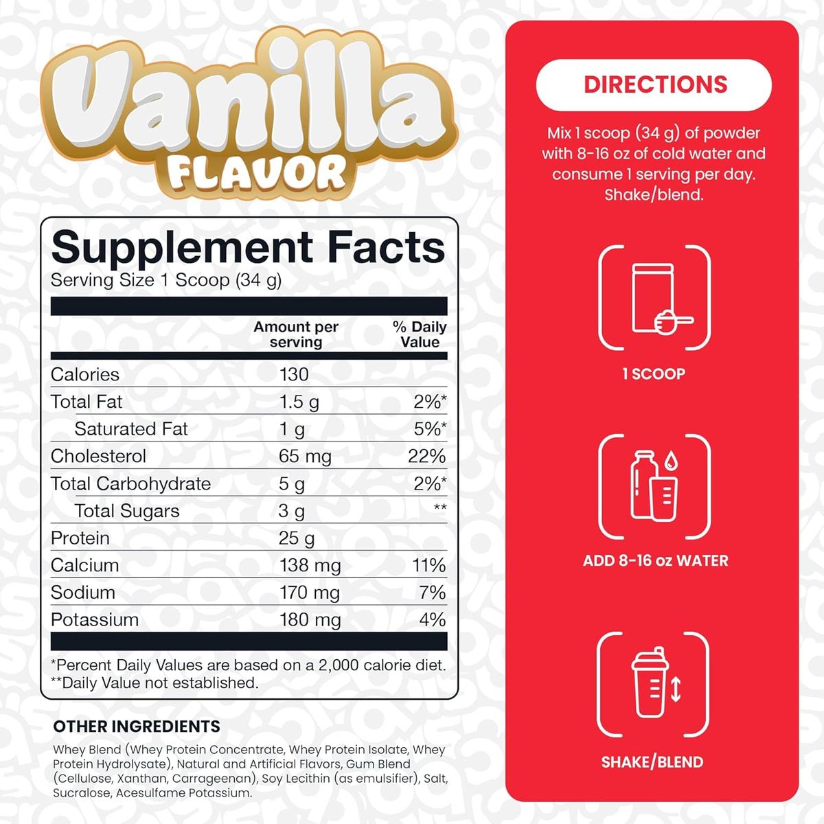 BASIC - Basic Whey Protein 2LB Proteína Suero 25g Proteína Alta Calidad