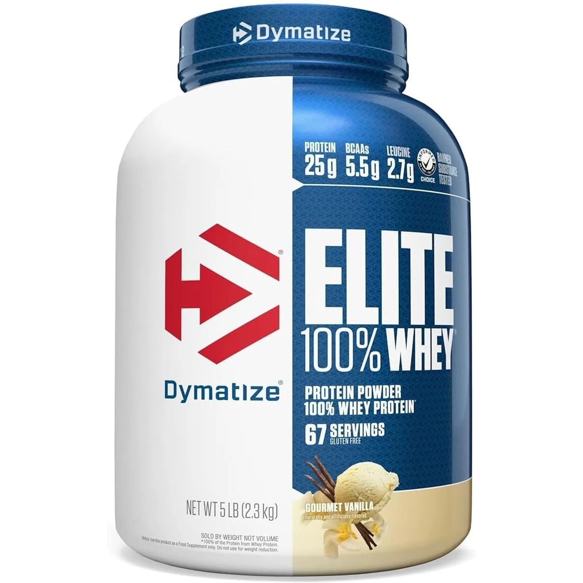 GENERICO - Proteína Dymatize Elite Whey 5LB 67 Servicios