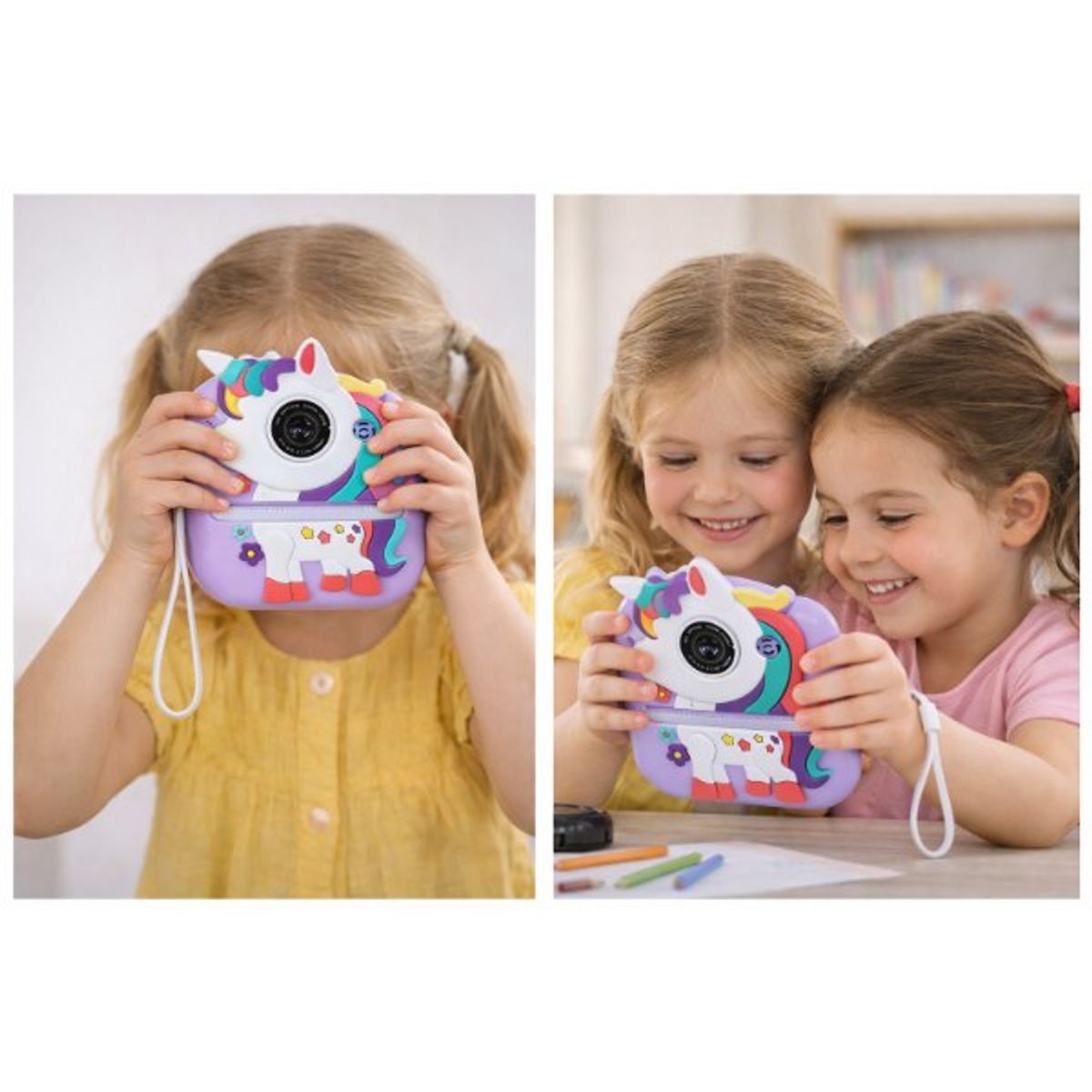 GENERICO - CÁMARA KIDS CON IMPRESORA UNICORNIO P-11