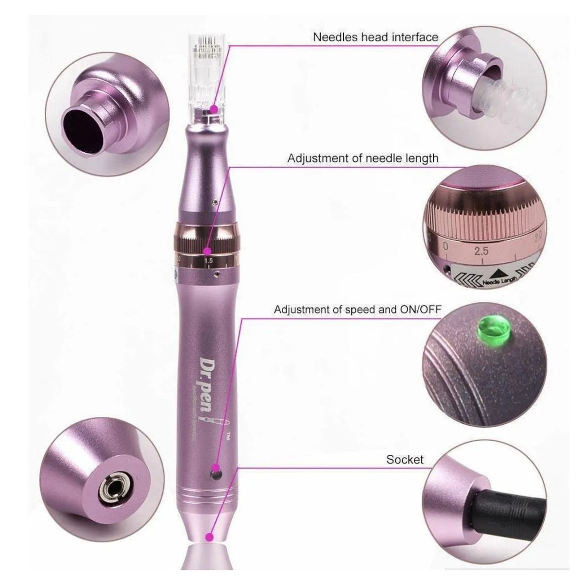 GENERICO - Dermapen Microneedling Profesional Para Piel