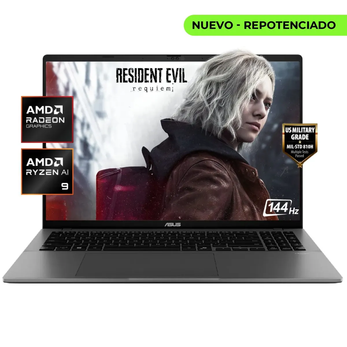 ASUS - PORTATIL ASUS VIVOBOOK S16 - AMD RYZEN 9 270 - 24GB RAM - SSD 1TB - 16" WUXGA - MATTE GRAY