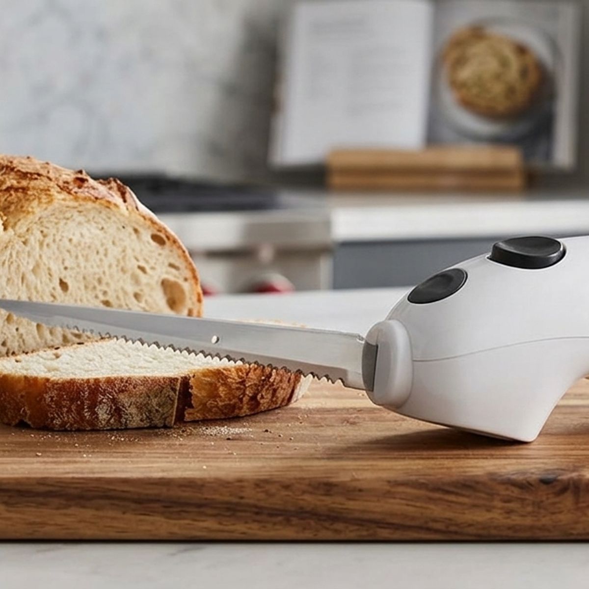 INNOVA - Cuchillo eléctrico para Pan Carne Inalámbrico Batería