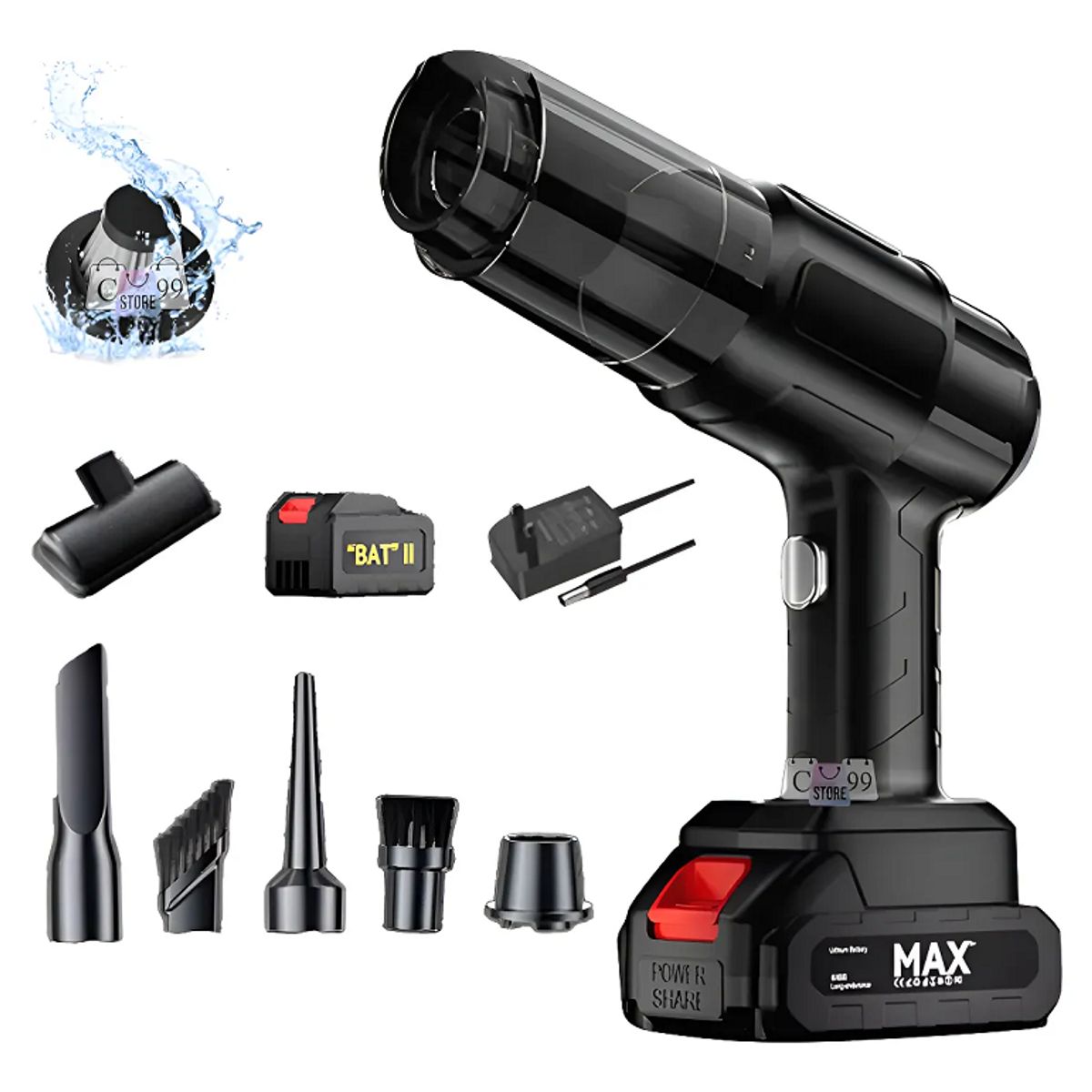 GENERAL - Aspiradora Y Sopladora Para Carro