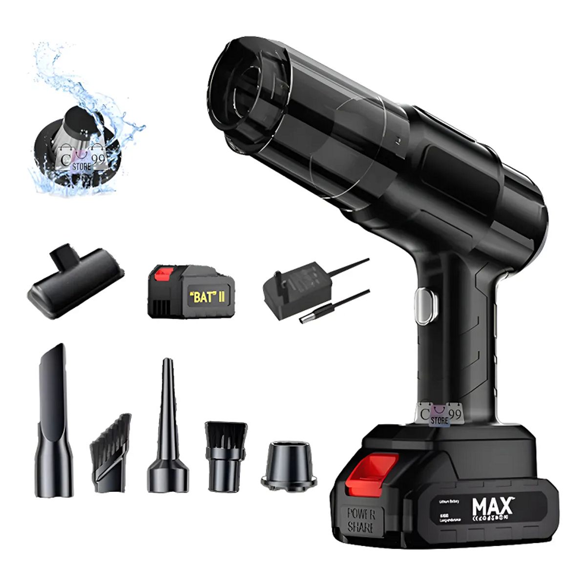 GENERAL - Aspiradora Y Sopladora Para Carro