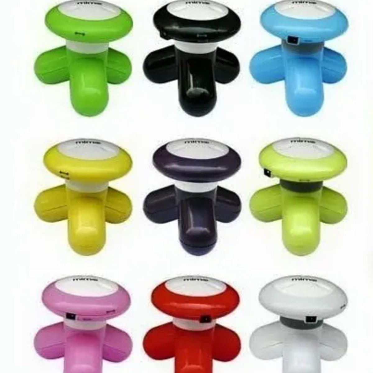 MIMO - Masajeador Mini Mimo Recargable Portátil Usb 3 Patas Colores