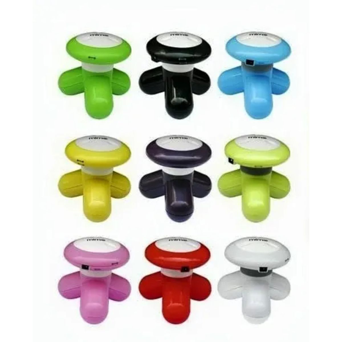 MIMO - Masajeador Mini Mimo Recargable Portátil Usb 3 Patas Colores