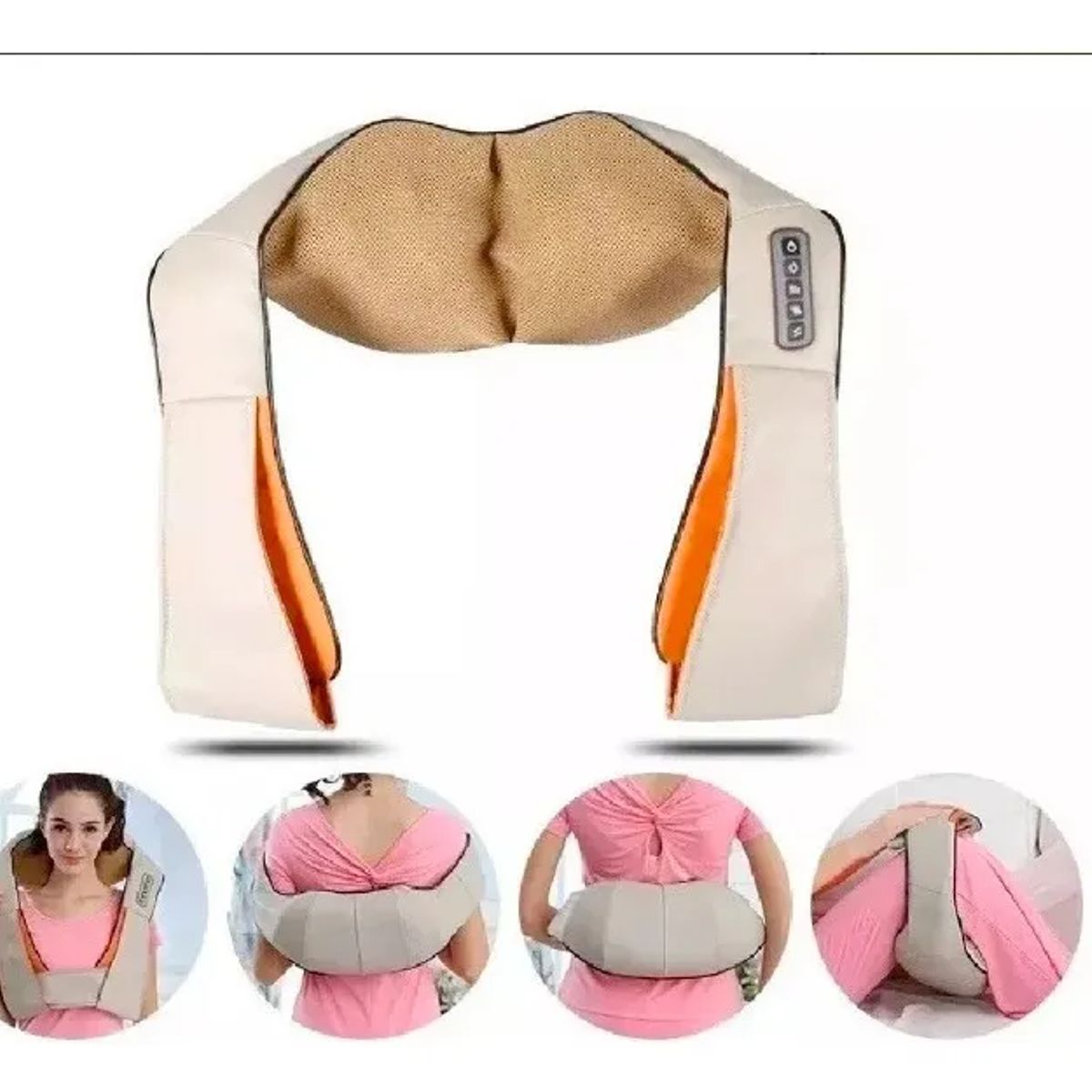 GENERICO - Masajeador Eléctrico-cervical Cuello Espalda Brazos Infrarrojo