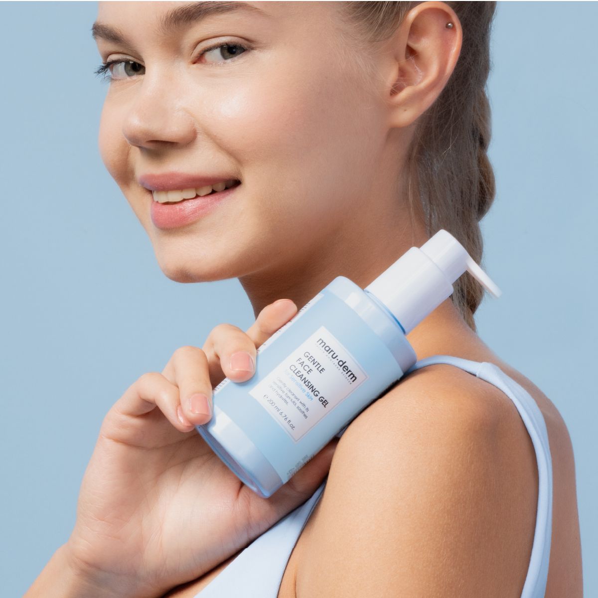 GENERICO - Gel limpiador facial Maruderm para piel sensible 200 ml