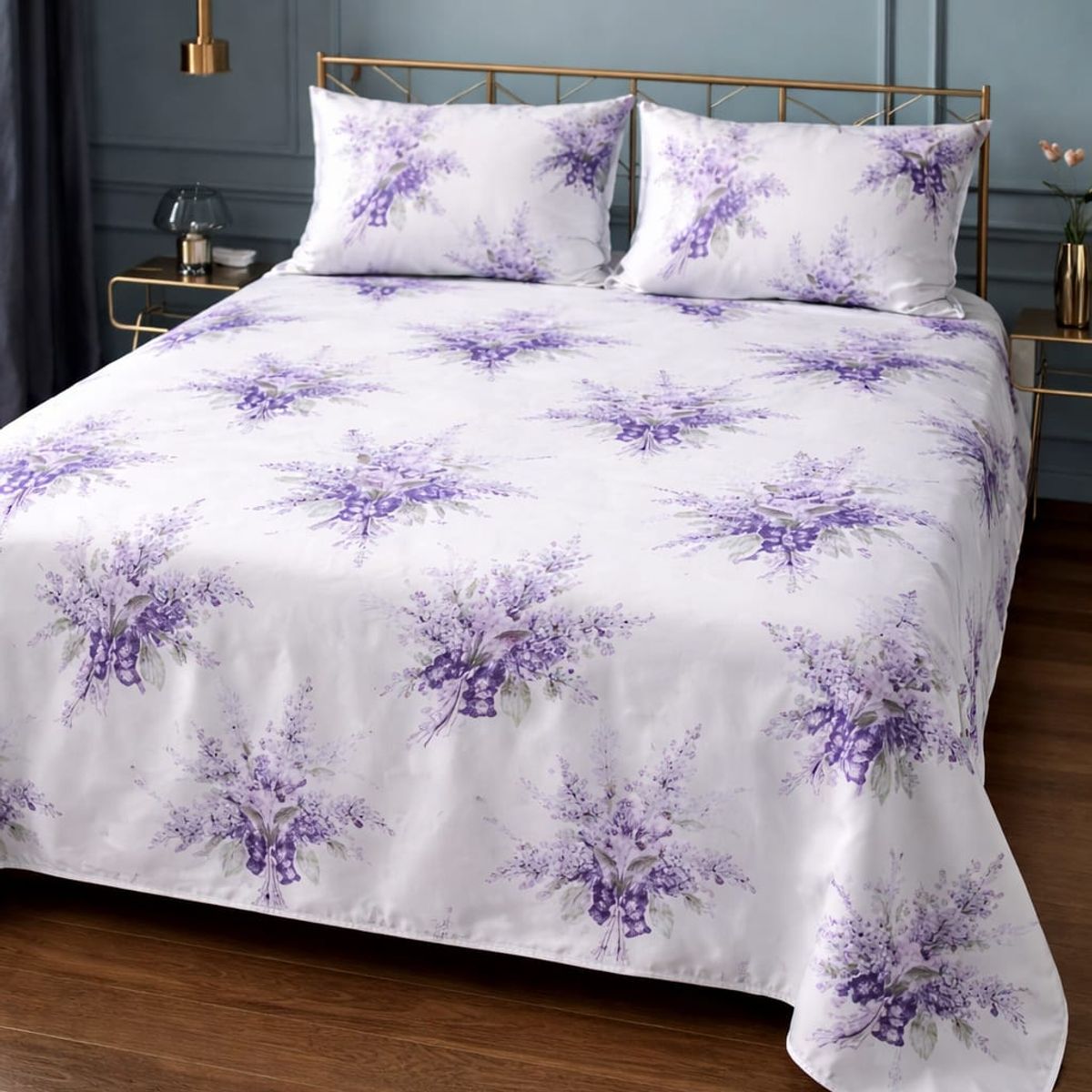 SIRENITAS - Juego de sabanas Sencilla Semi Doble Queen King Diseño Dulce Violeta