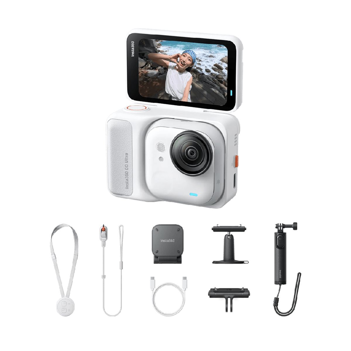 INSTA360 - Cámara Insta360 Go Ultra Blanco Combo Creadores