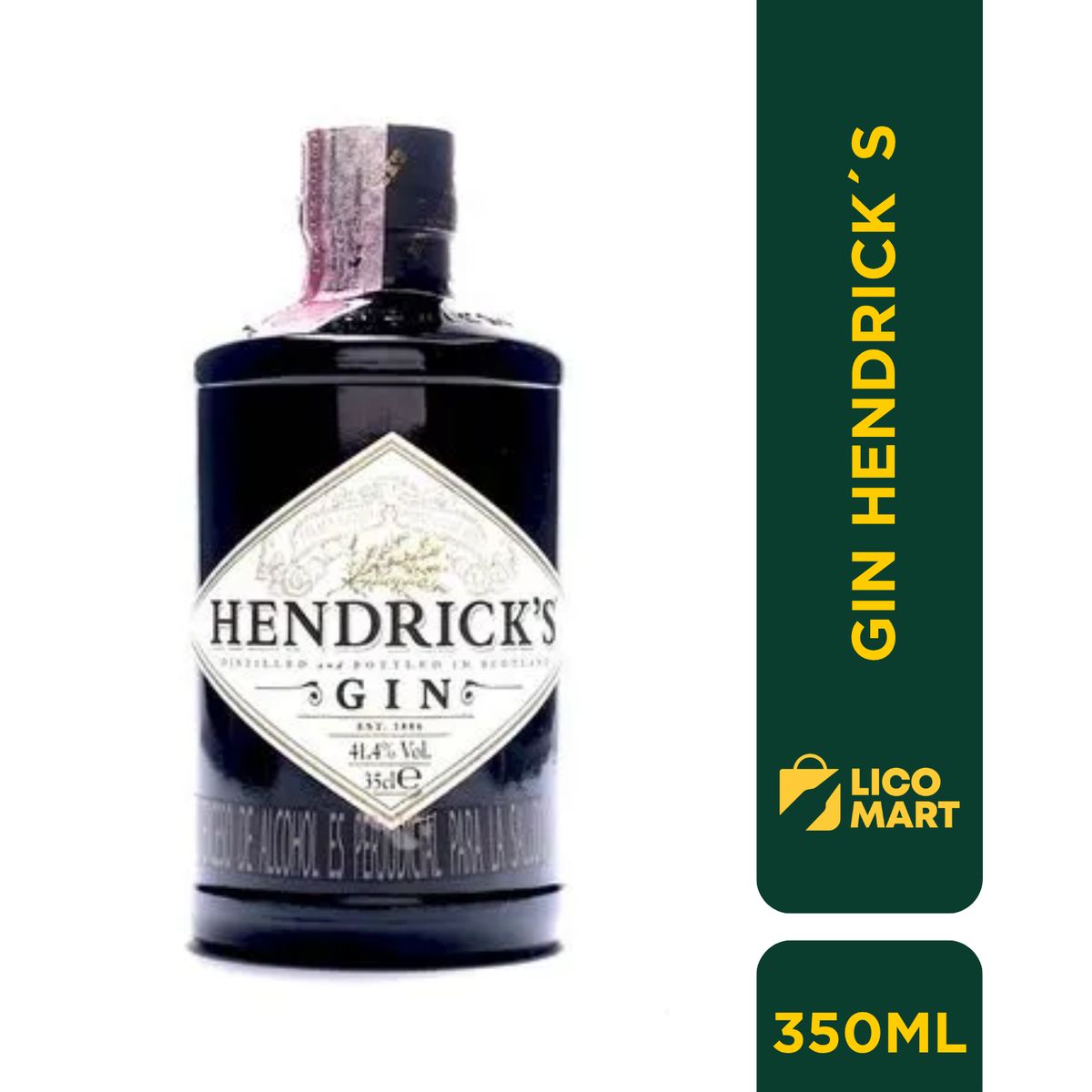 HENDRICKS - GIN HENDRICK´S 350 ML