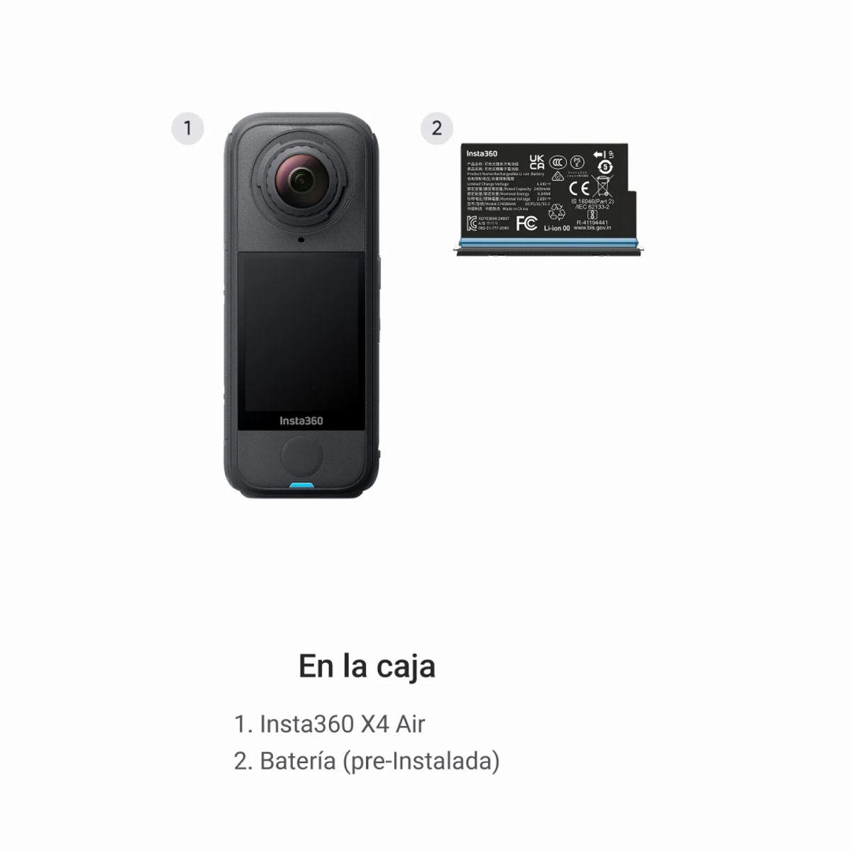 INSTA360 - Cámara Insta360 X4 Air Estandar