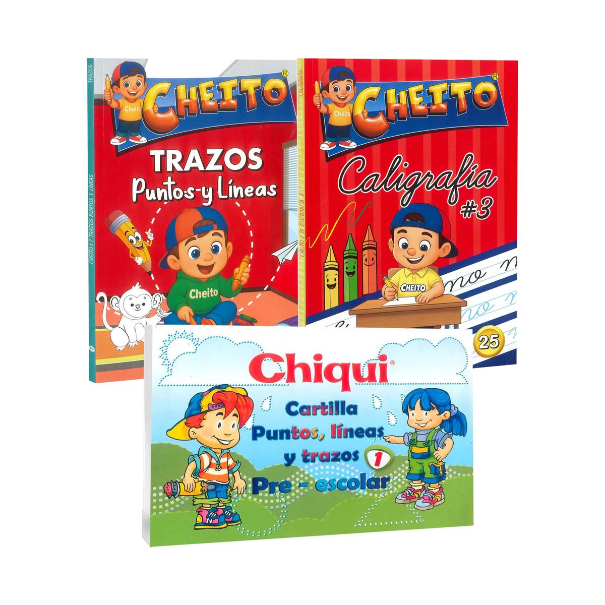 BOOKS - Combo Libros Chiqui Y Cheito  Trazos X 3 Unidades