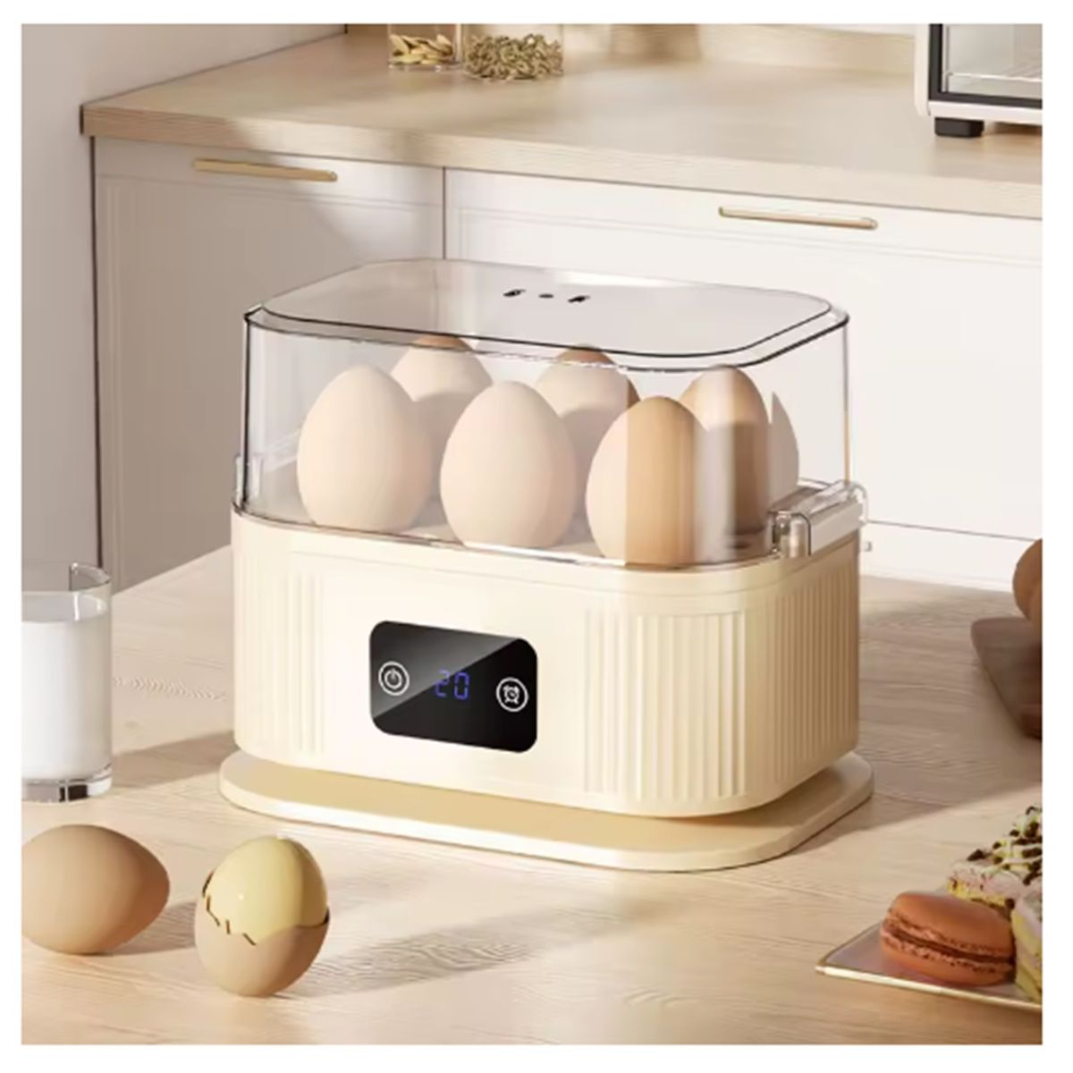 GENERICO - HERVIDORA DE HUEVOS X6 PRÁCTICA PARA LA COCINA