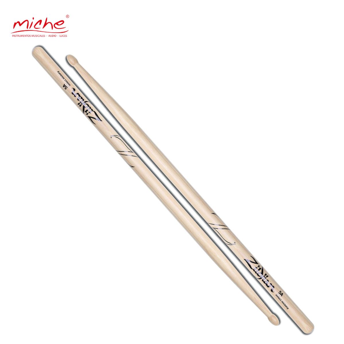 ZILDJIAN - BAQUETA ZILDJIAN PUNTA MADERA 5A NATURAL