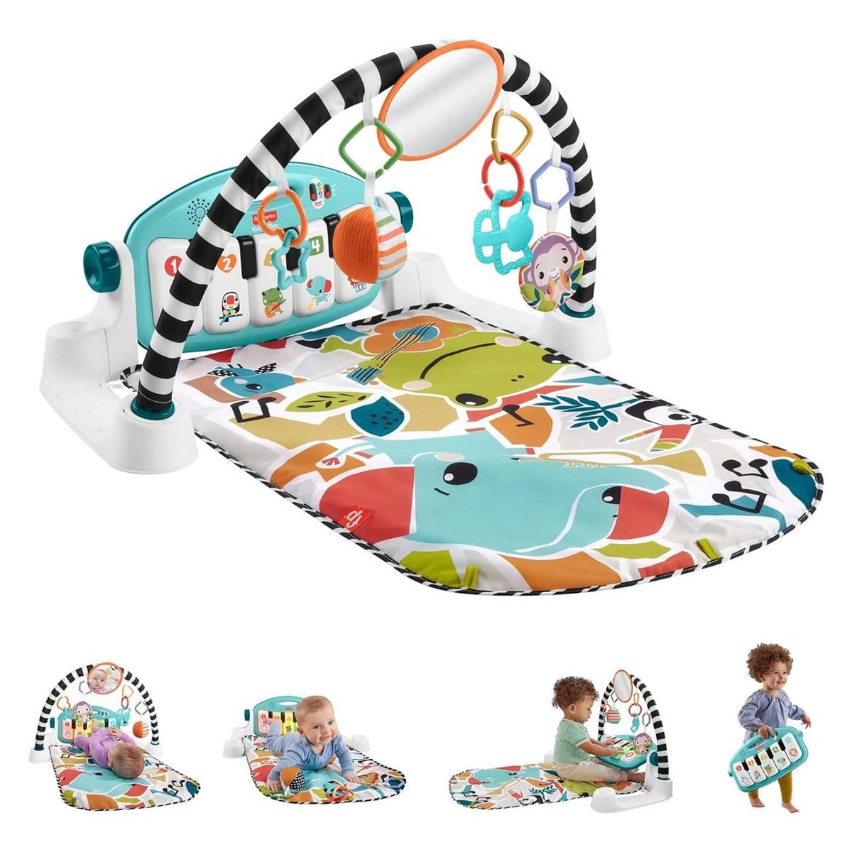 MATTEL - Tapete Piano Con Luces Y Sonidos Gimnasio  Fisher Price