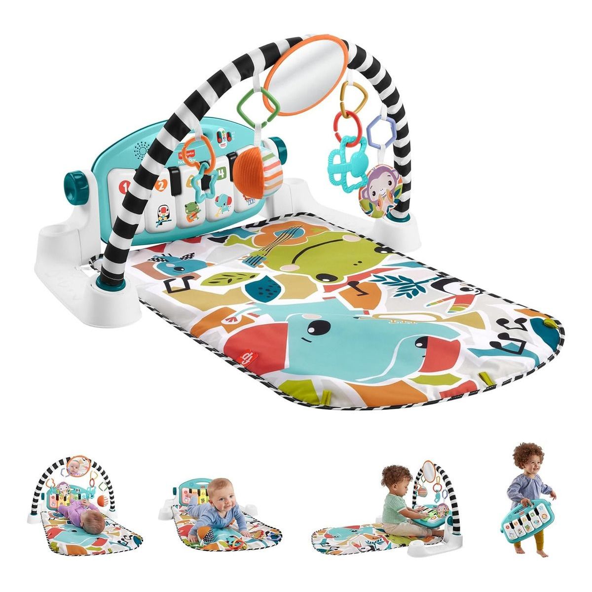 MATTEL - Tapete Piano Con Luces Y Sonidos Gimnasio  Fisher Price