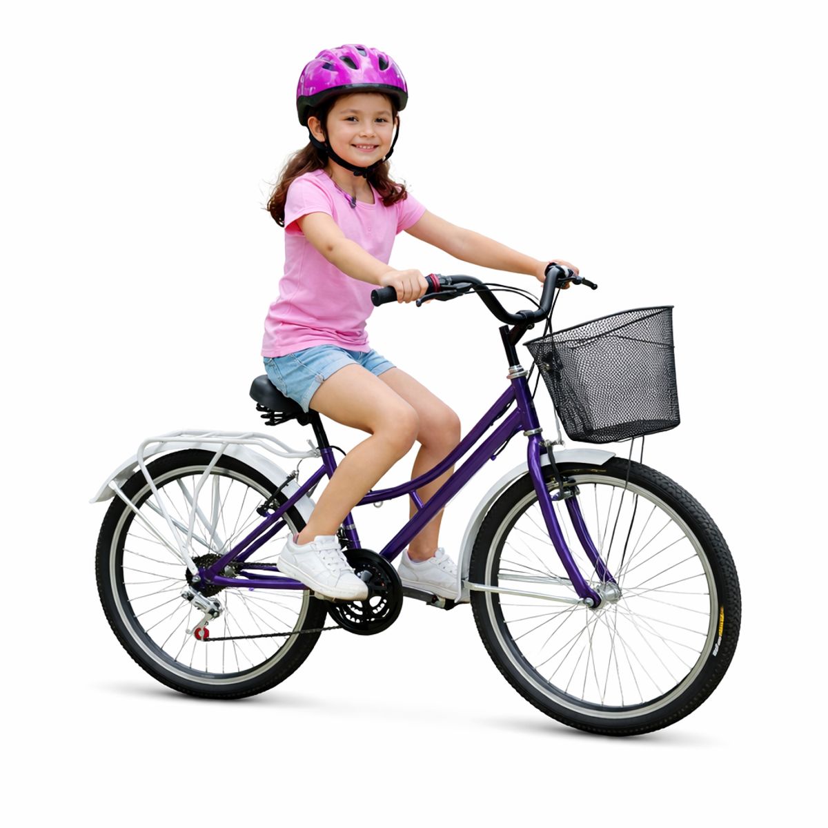 SFORZO - Bicicleta Playera Rin 24 18 Cambios