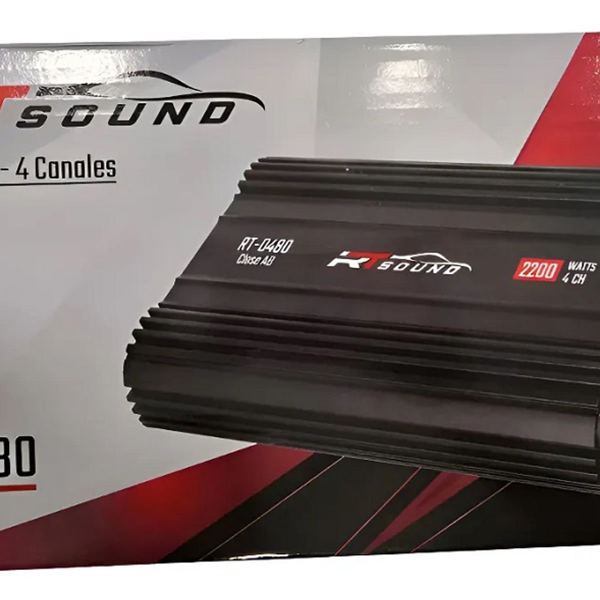 GENERICO - Planta Rt-d480 Audio Clase Ab De 2200w, 4 Ch