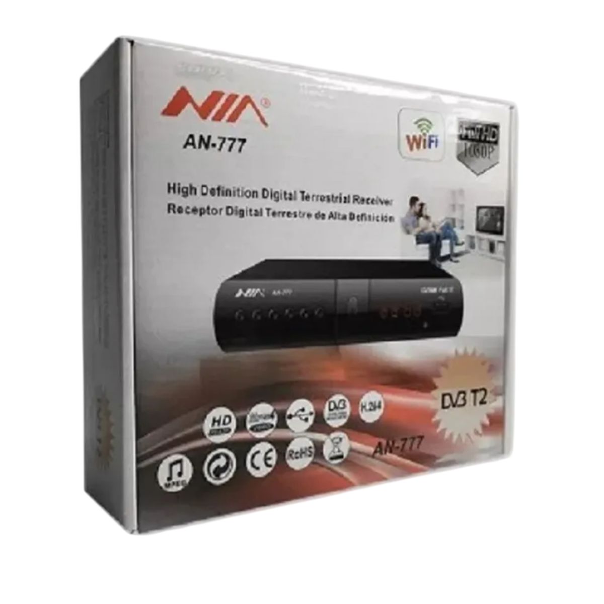 GENERICO - Decodificador Tdt Tv Digital Wifi Dvb Receptor Televisor