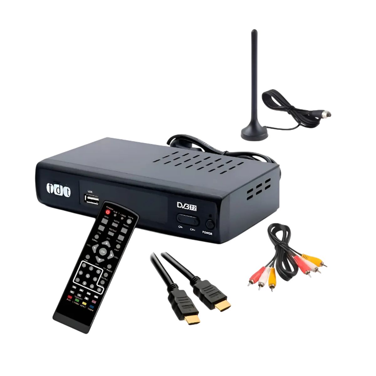GENERICO - Decodificador Tdt Tv Digital Wifi Dvb Receptor Televisor