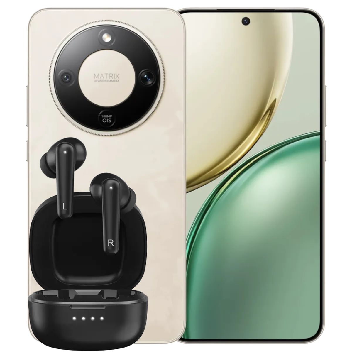 HONOR - Celular Honor Magic 8 Lite 8Gb Ram 256Gb 5G Dorado + Obsequio Audifonos Genius