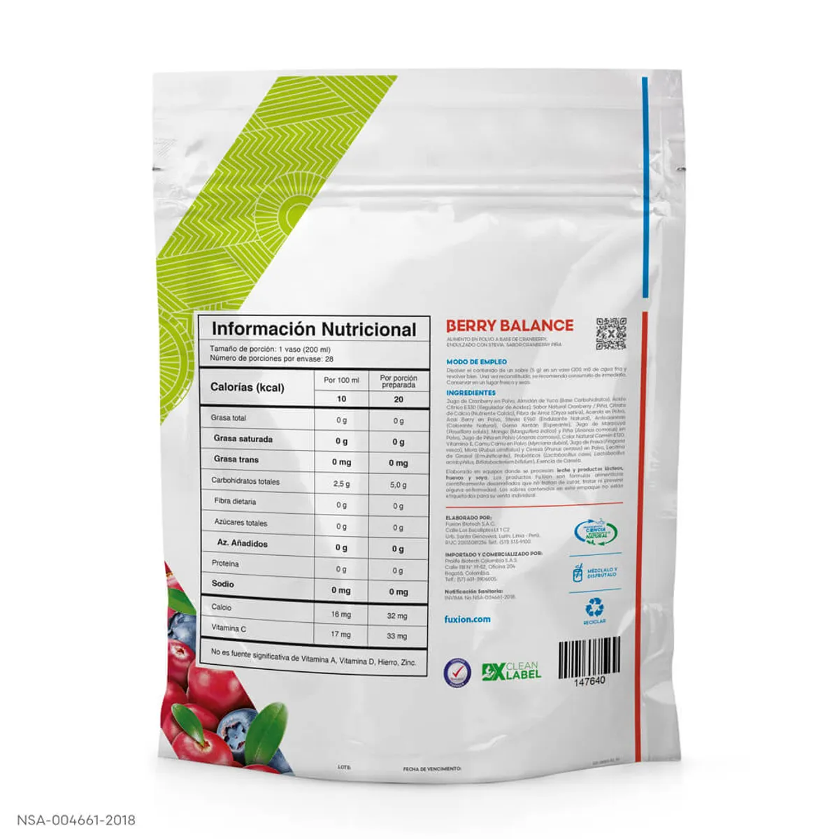 FUXION - Fuxion - Berry Balance X 28 Sachets