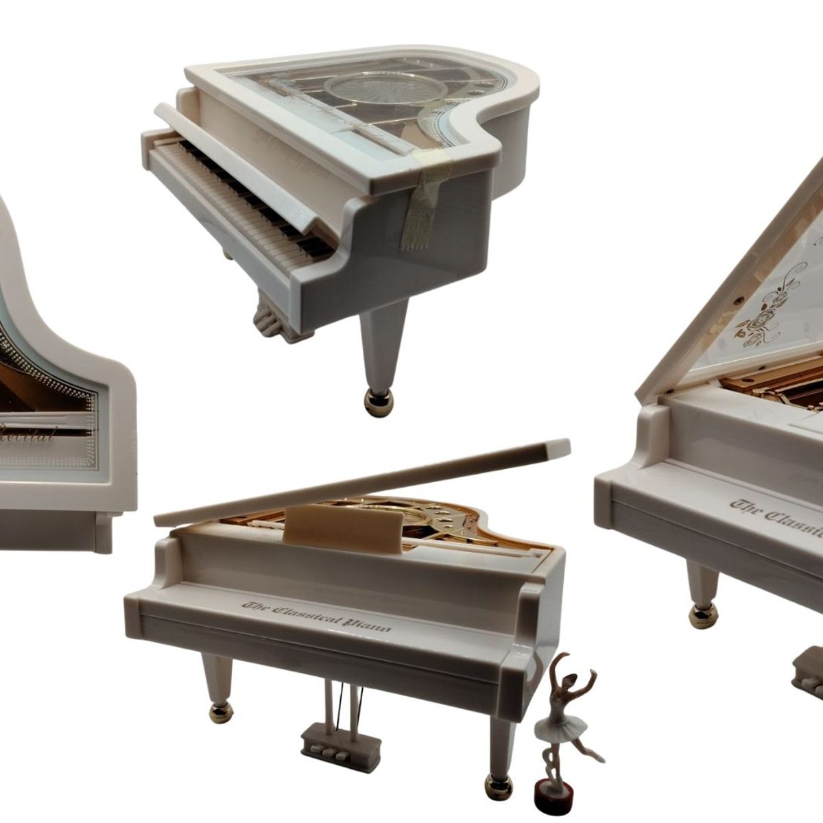 MAZUGI - Piano Musical Caja Musical Bailarina Mini Piano Decorativo