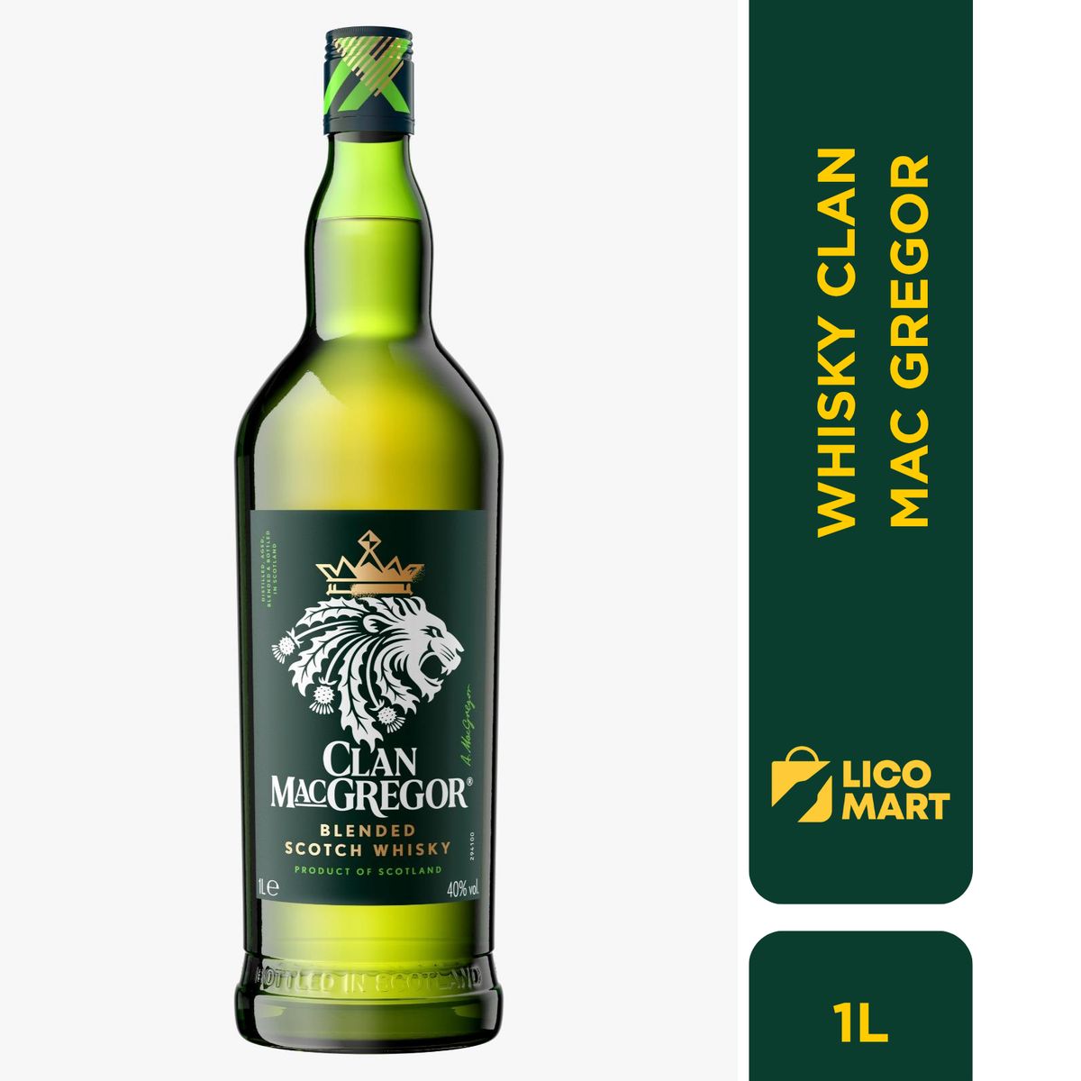 GENERICO - WHISKY CLAN MACGREGOR 1 LITRO