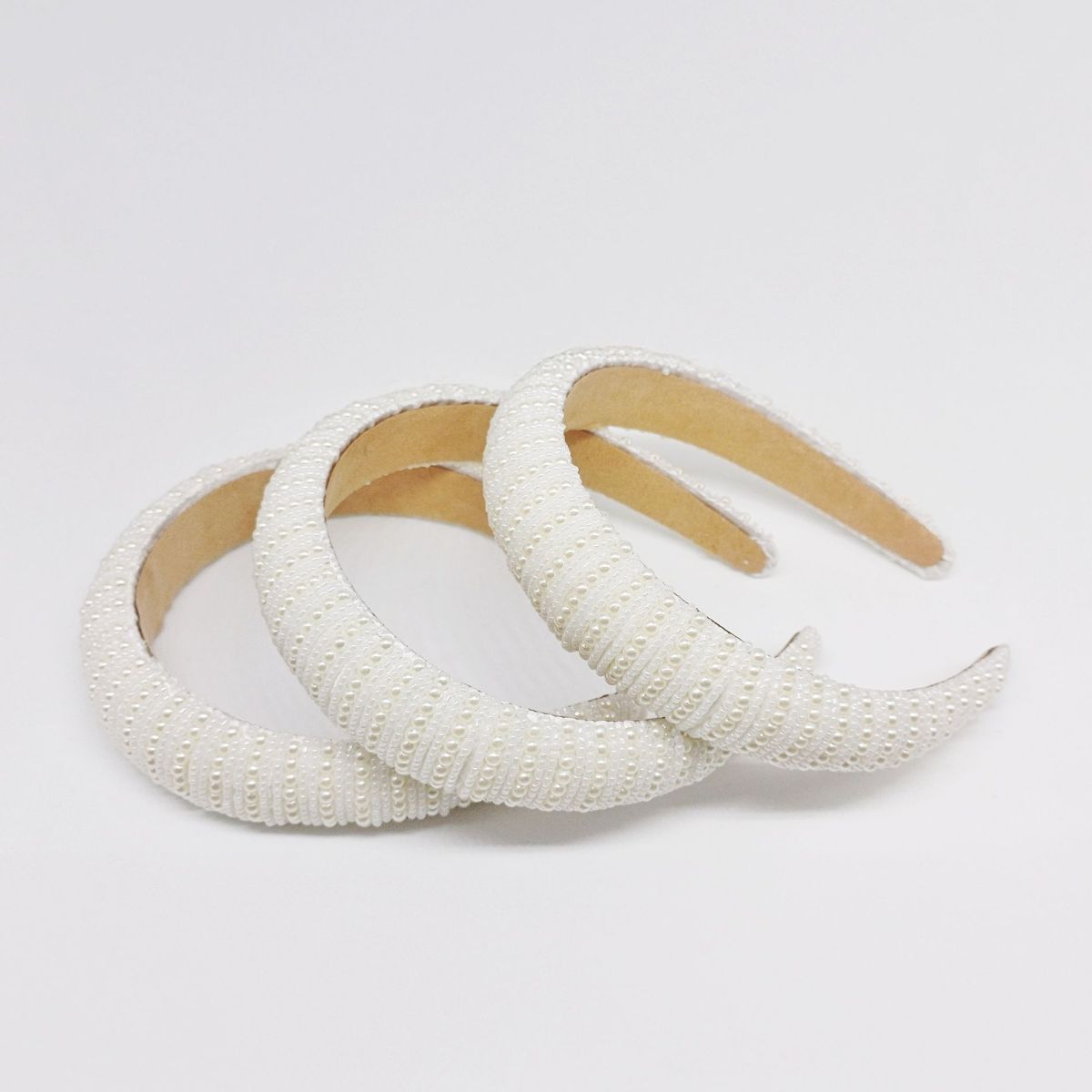 GENERICO - Balaca Diadema Perlas Tejidas Elegante Para Mujer Y Niña