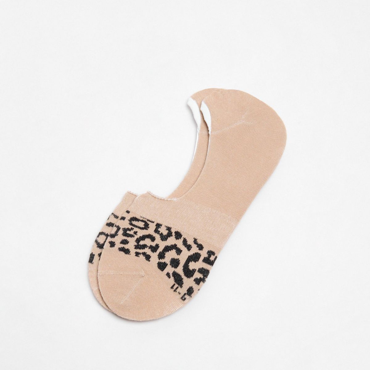 KOAJ - KOAJ Medias baletas unicolores con estampado animal print Mujer