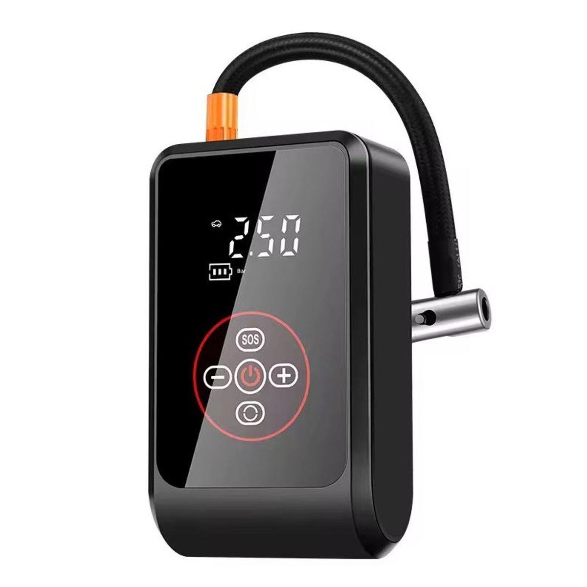GENERICO - Mini Compresor Eléctrico Recargable con Pantalla Digital Inteligente