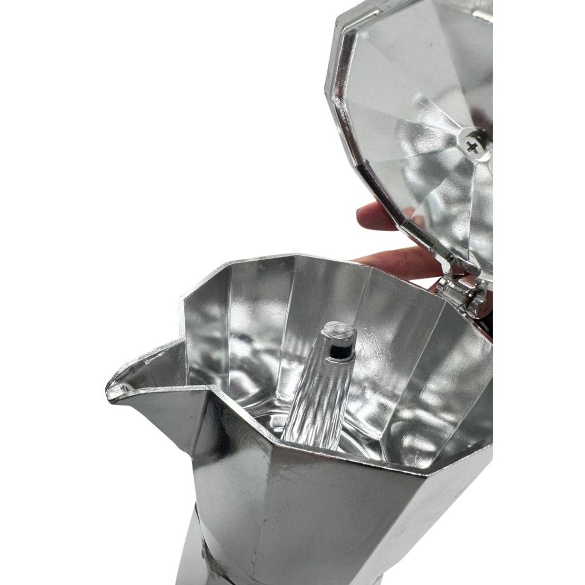 MAZUGI - Cafetera Italiana de Aluminio 9 Tazas Clásica para Cocina