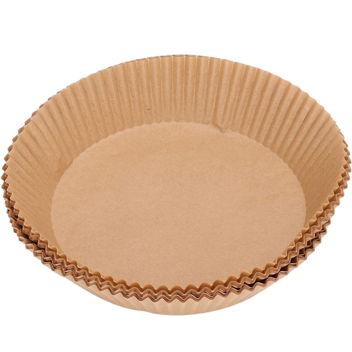 BUFFER FLASK - Papel Desechable Para Freidora De Aire Antiadherente 20 x 4.5 cm Doble Cara 50 Unidades