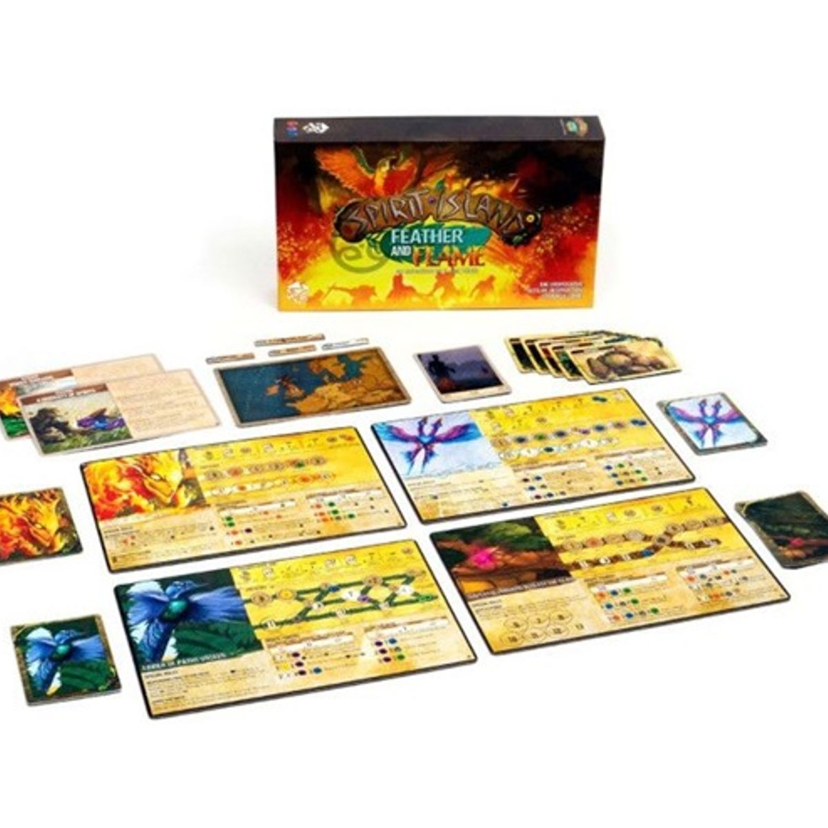 GENERICO - Juego de Mesa Spirit Island Expansión Feather and Flame  Español