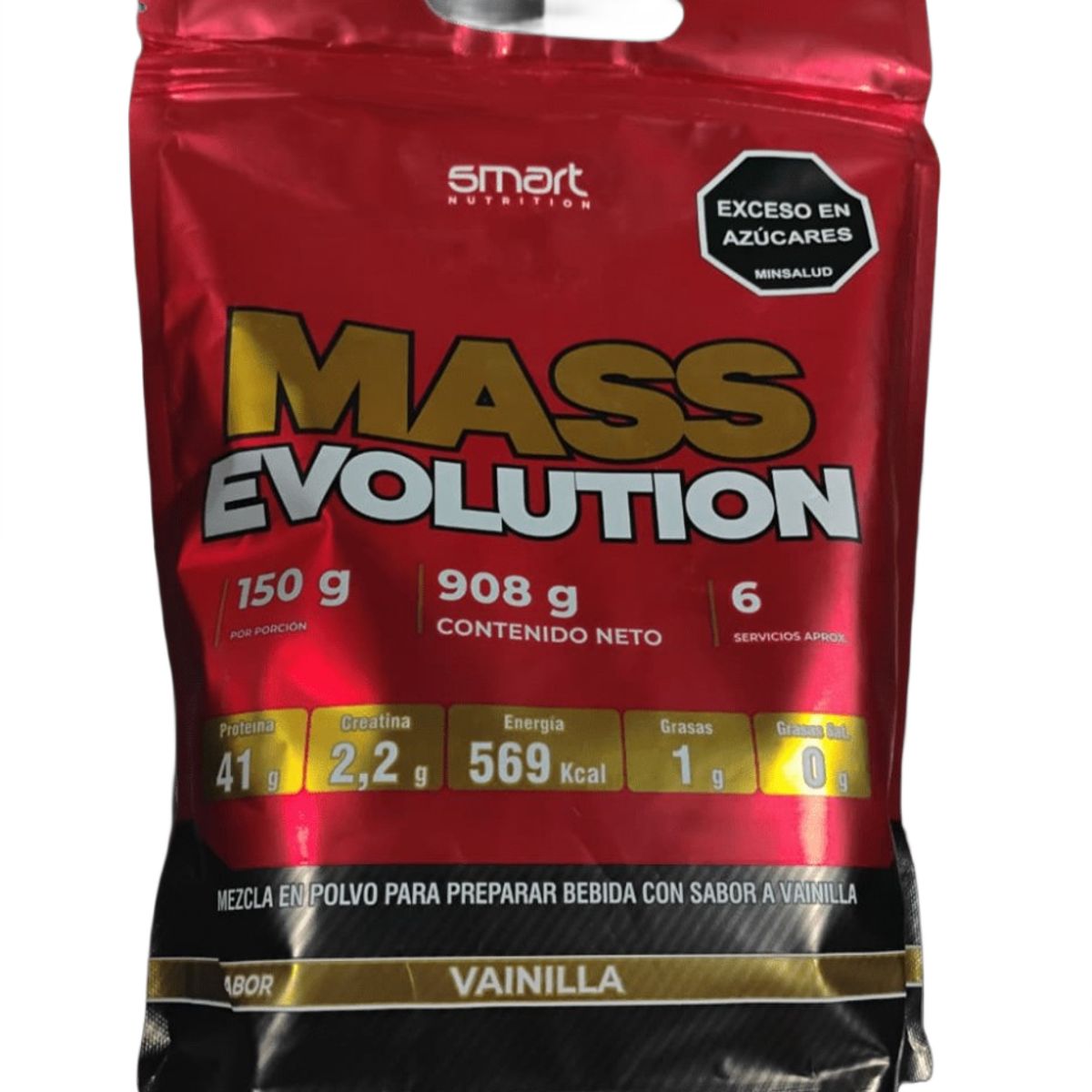 SMART NUTRITION - Mass evolution 2lb - Proteina aumento masa muscular - peso